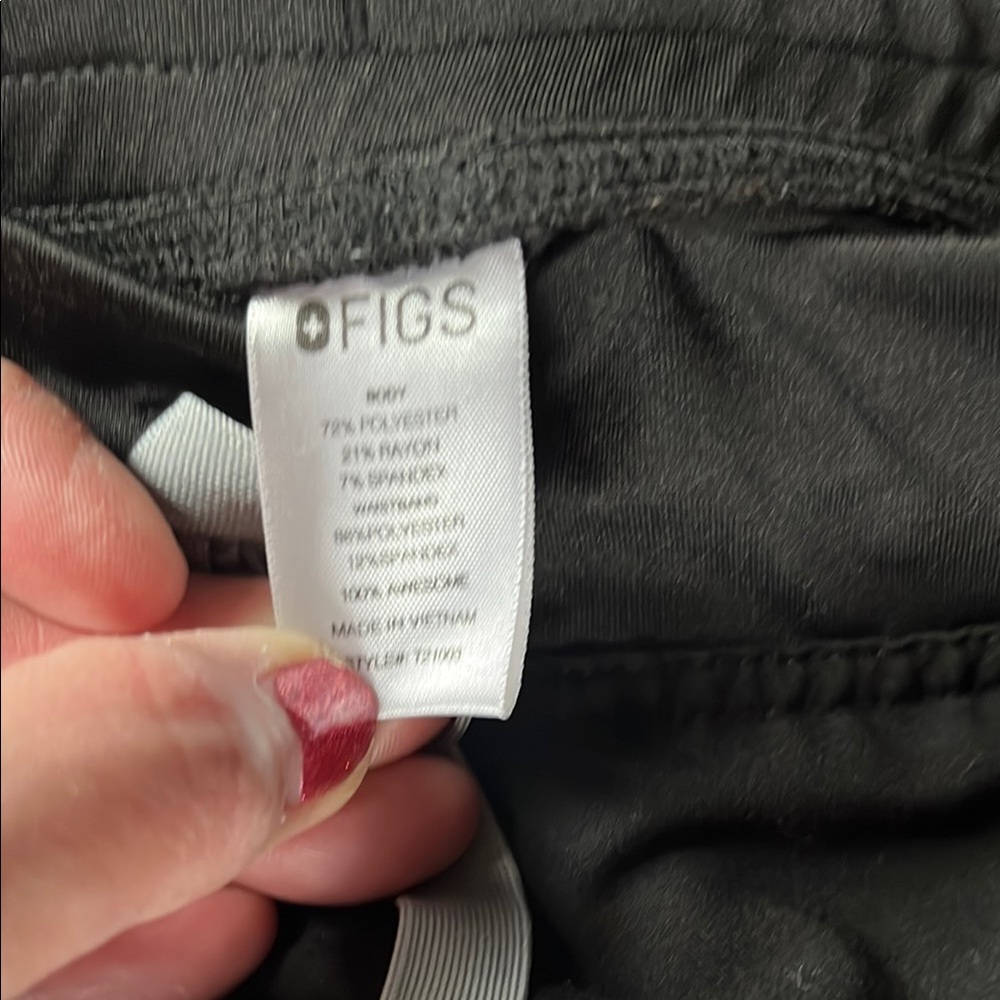 Figs Black Scrub Pants